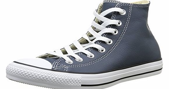 Unisex-Adult Chuck Taylor All Star Adulte Seasonal Leather HI Trainers 380980 52 Blue Nuit 10 UK, 44 EU