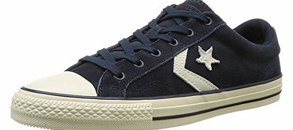 Converse Unisex-Adult Star Player Suede Trainers, Marine/Ecru, 5.5 UK