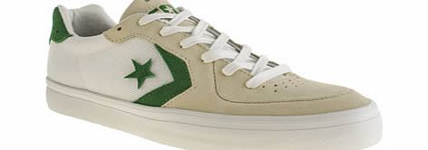 White  Green Grand Slam Lo Trainers