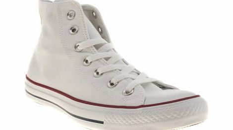 White All Star Hi Trainers