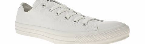 Converse White All Star Mono Ox Trainers