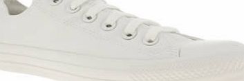 White All Star Oxford Mono Trainers