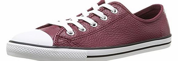 Converse Womens As Dainty Femme Leather OX I Trainers 381950 18 Bordeaux 5 UK, 38 EU