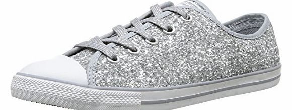 Converse Womens As Dainty Femme Sparkle CVS OX Trainers 382280 12 Gris 4 UK, 37 EU