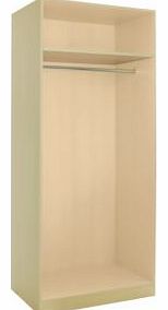 Cream Double Combi Wardrobe Unit