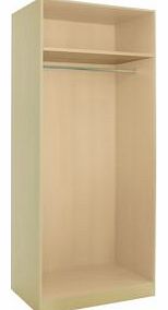 Cream Double Wardrobe Unit Carcass