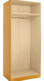 Maple Effect Double Combi Wardrobe