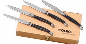 Cooks Professional - Steak Knife Set in Black