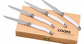 Cooks Professional - Steak Knife Set in White