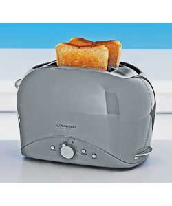 Cookworks Signature Silver 2 Slice Toaster