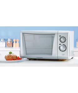 Silver Manual Microwave