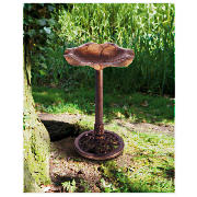 lily leaf bird bath