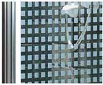 Coram Premier Side Panel 760mm / Polished Silver Frame / Geo Glass