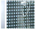 Coram Premier Side Panel 760mm / White Frame / Geo Glass