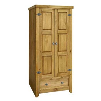 Mayville 2 Door 1 Drawer Wardrobe