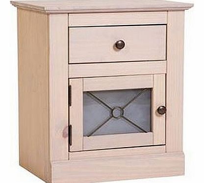 Pembroke 1 Door 1 Drawer Bedside Cabinet