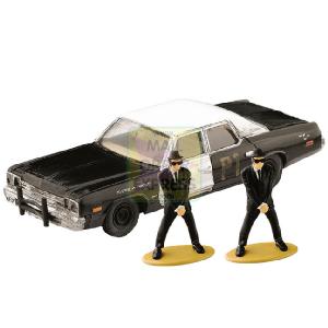 Blues Brothers Police Dodge Monaco and Jake and Elwood Figures