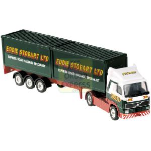 Wheelz Eddie Stobart Volvo Cab and Skeletal Trailer