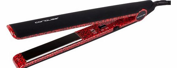 C1 Red Leopard Professional Titanium Styling Iron