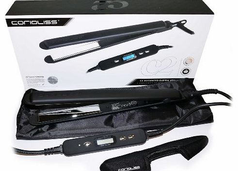 Corioliss C2 Black Soft Touch Black Hair Straightening Iron