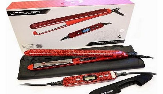 Corioliss C2 Red Leopard Hair Straightening Iron