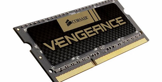 Corsair CMSX8GX3M2A1866C10 NB Vengeance Performance 8GB 1866MHz CL10 DDR3 SO-DIMM Memory Two Module Kit