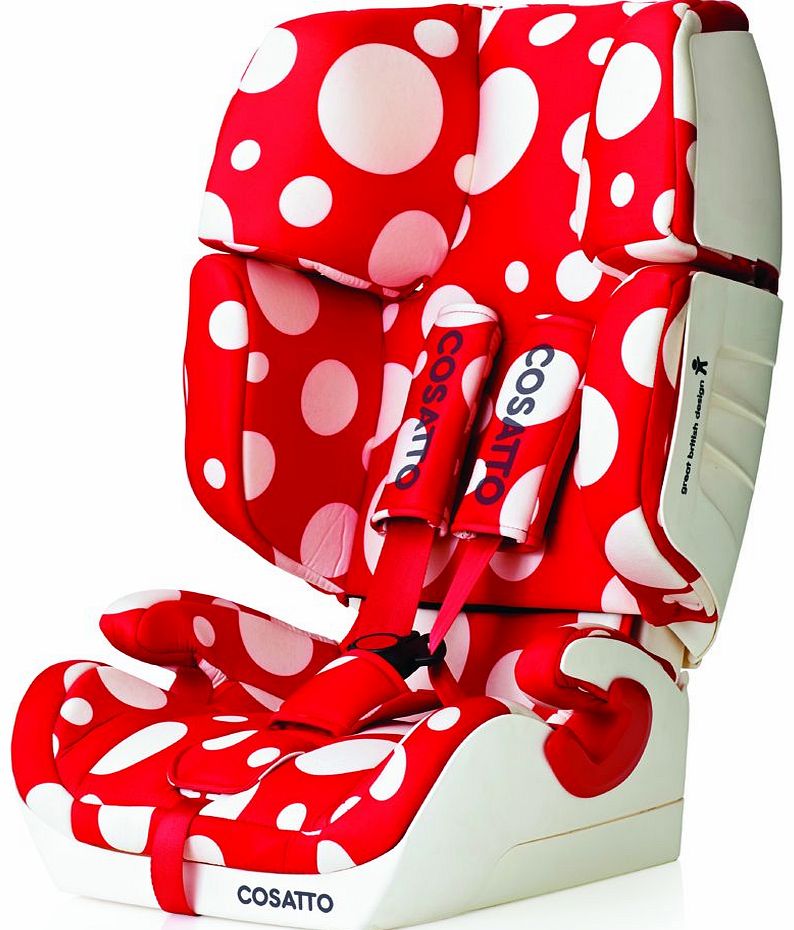 Cosatto Scootle 123 Car Seat Red Bubble 2014