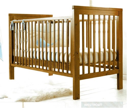 Cosatto Westport Baby Cot Bed with Foam Mattress in Nut