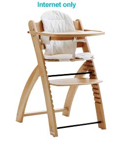 Yumi Wooden Highchair - Beech