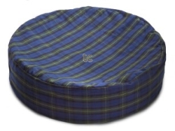 Cosipet Tartan Bean Bag Cover - Blue:Medium - 30