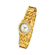 Cosmopolitan Ladies Gold Plated Stone Set