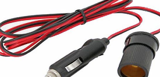 CostMad 12v In-Car Cigar Cigarette Lighter DC Extension Replacement Cable Lead for Cigar Cigarette Lighter Socket , 2.0m 2m