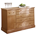 Sarsden Birch 5-drw Cupboard Chest