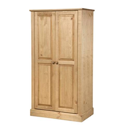 Cotswold Flat Pack Pine Cotswold 2 Door Wardrobe