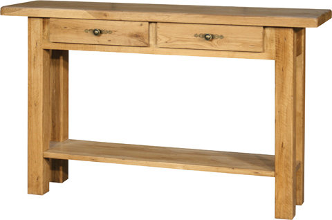 Oak Console Table