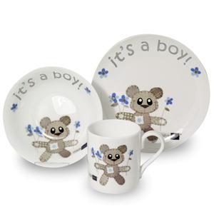 Cotton Zoo Tweed the Bear Breakfast Set - Its a