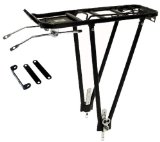 Coyote Ventura FP Adjustable Black Alloy Pannier Rack