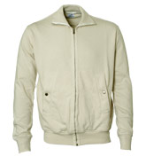 Cream Full Zip Sweatshirt