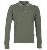 Green Pique Polo Shirt