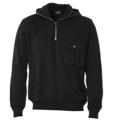 Navy 1/4 Zip Sweatshirt