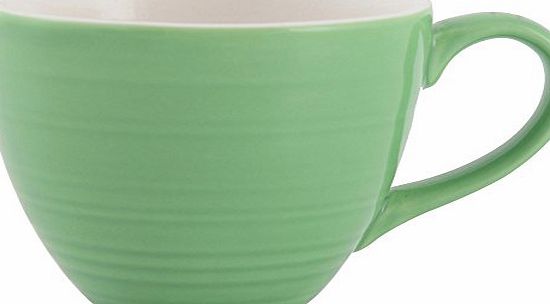 Creative Tops The Wanderer Collection Ribbed Stoneware Mug, Green