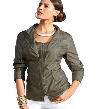 Faux Leather Jacket