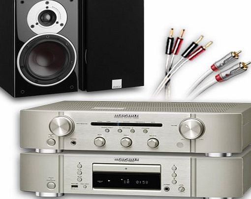 CA-FS10-SB Separates System (Marantz CD6005 CD player Silver + Marantz PM6005 amplifier / DAC Silver + DALI ZENSOR 1 speakers Black + 130 QED cable bundle). 2 Year Guarantee + Free nex