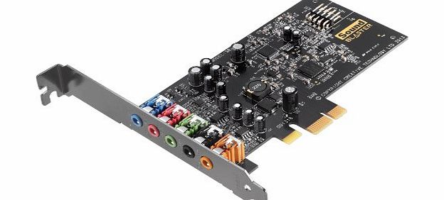 Creative Blaster Audigy Fx 5.1 PCIe Sound Card with SBX Pro Studio