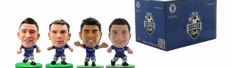 SoccerStarz Chelsea FC 4 Pack Blister Box B