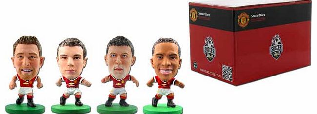 SoccerStarz Manchester United 4 Pack Blister Box A