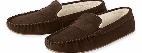 Suede Moccasin Slipper