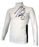 CSR Menace Mens Lycra Rash Vest (White/Blue) Large