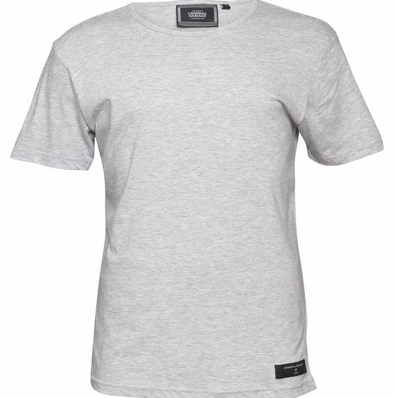 Mens Dean T-Shirt Grey Marl