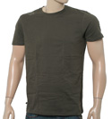 Khaki Slim Fit Cotton T-Shirt